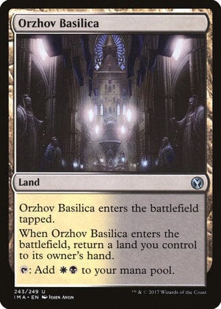 Orzhov Basilica [Iconic Masters] MTG Single Magic: The Gathering  | Multizone: Comics And Games