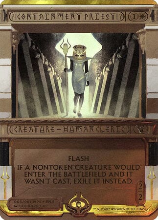 Containment Priest [Amonkhet Invocations] MTG Single Magic: The Gathering  | Multizone: Comics And Games