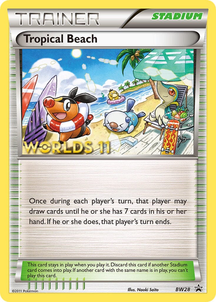Tropical Beach (BW28) (Finalist) [Black & White: Black Star Promos] Pokemon Single Pokémon  | Multizone: Comics And Games