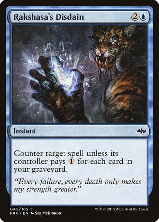 Rakshasa's Disdain [Fate Reforged] MTG Single Magic: The Gathering  | Multizone: Comics And Games