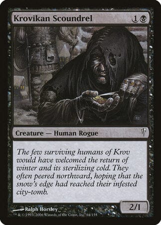 Krovikan Scoundrel [Coldsnap] MTG Single Magic: The Gathering  | Multizone: Comics And Games