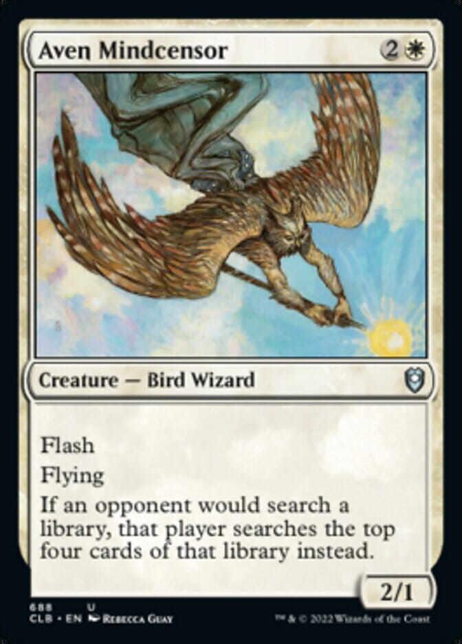 Aven Mindcensor [Commander Legends: Battle for Baldur's Gate] MTG Single Magic: The Gathering  | Multizone: Comics And Games
