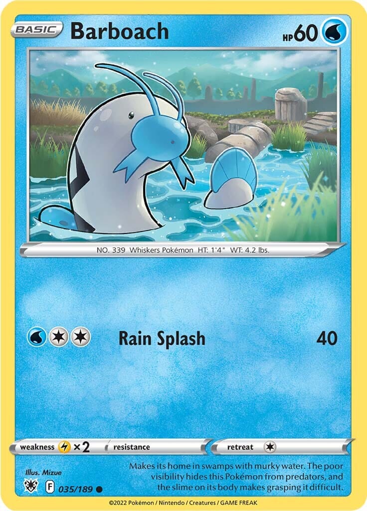Barboach (035/189) [Sword & Shield: Astral Radiance] Pokemon Single Pokémon  | Multizone: Comics And Games