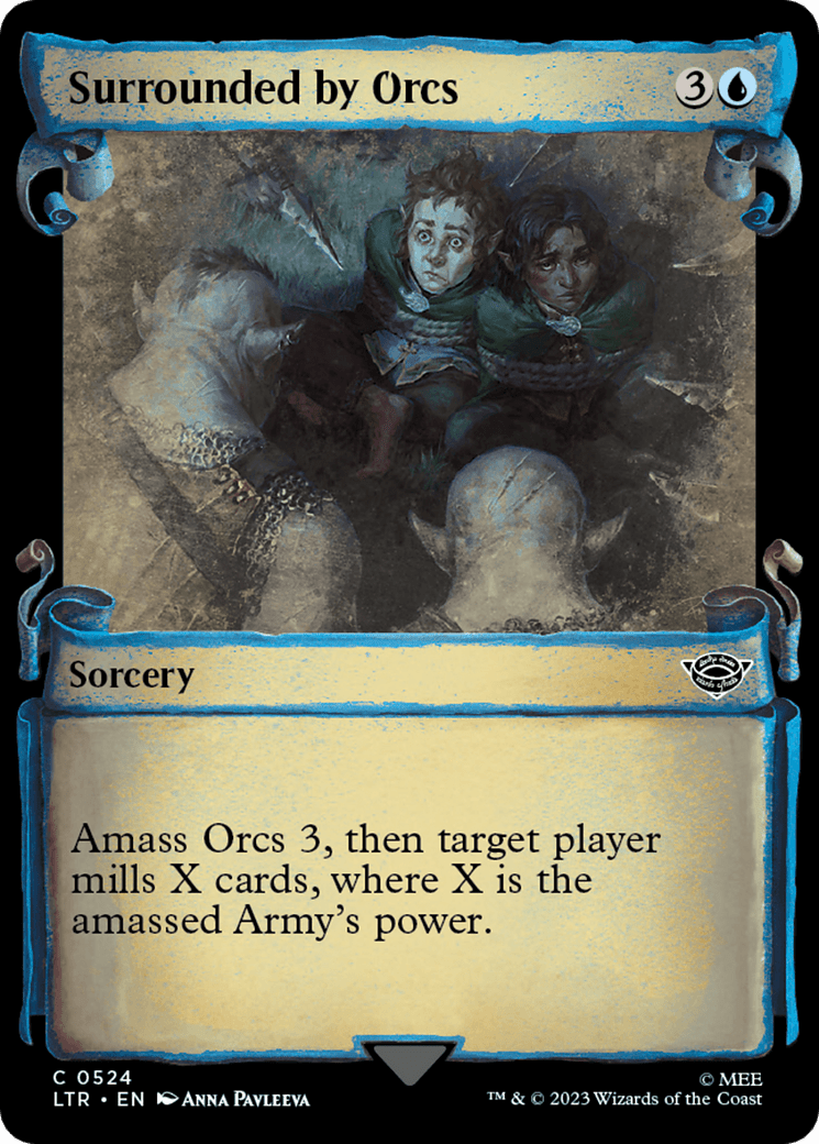 Surrounded by Orcs [The Lord of the Rings: Tales of Middle-Earth Showcase Scrolls] MTG Single Magic: The Gathering  | Multizone: Comics And Games
