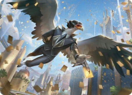 Skyboon Evangelist Art Card [Streets of New Capenna Art Series] MTG Single Magic: The Gathering  | Multizone: Comics And Games
