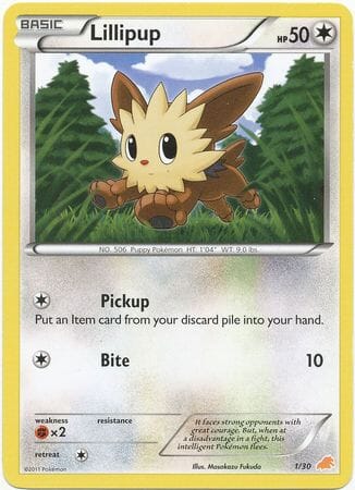 Lillipup (1/30) [Black & White: Trainer Kit - Excadrill] Pokemon Single Pokémon  | Multizone: Comics And Games