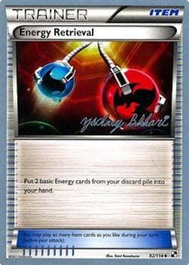 Energy Retrieval (92/114) (CMT - Zachary Bokhari) [World Championships 2012] Pokemon Single Pokémon  | Multizone: Comics And Games