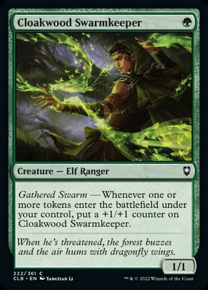 Cloakwood Swarmkeeper [Commander Legends: Battle for Baldur's Gate] MTG Single Magic: The Gathering  | Multizone: Comics And Games