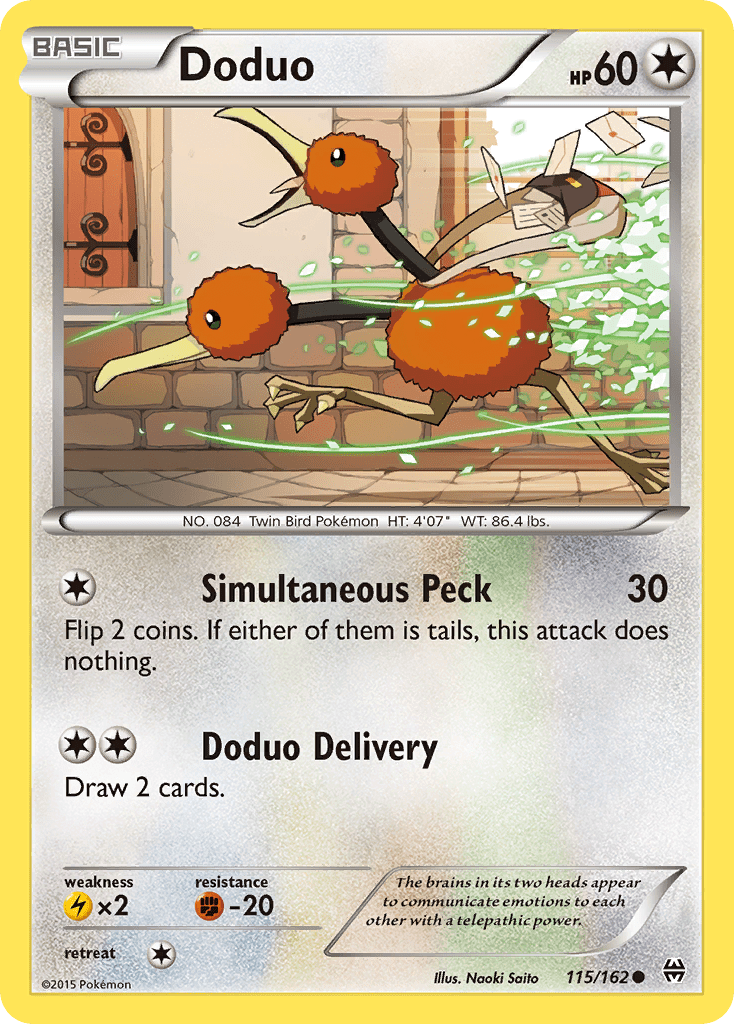 Doduo (115/162) [XY: BREAKthrough] Pokemon Single Pokémon  | Multizone: Comics And Games