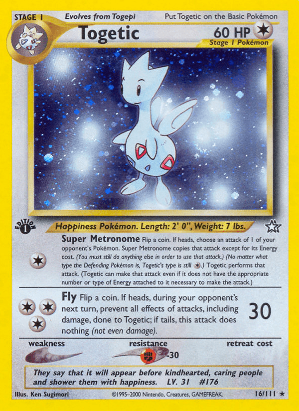 Togetic (16/111) [Neo Genesis 1st Edition] Pokemon Single Pokémon  | Multizone: Comics And Games