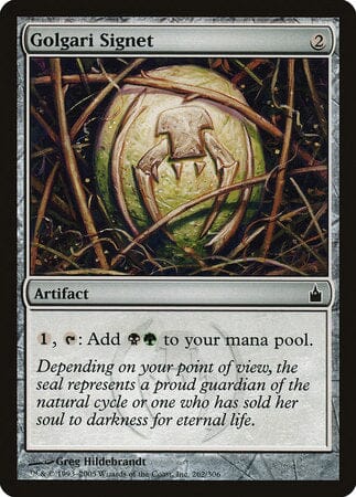 Golgari Signet [Ravnica: City of Guilds] MTG Single Magic: The Gathering  | Multizone: Comics And Games