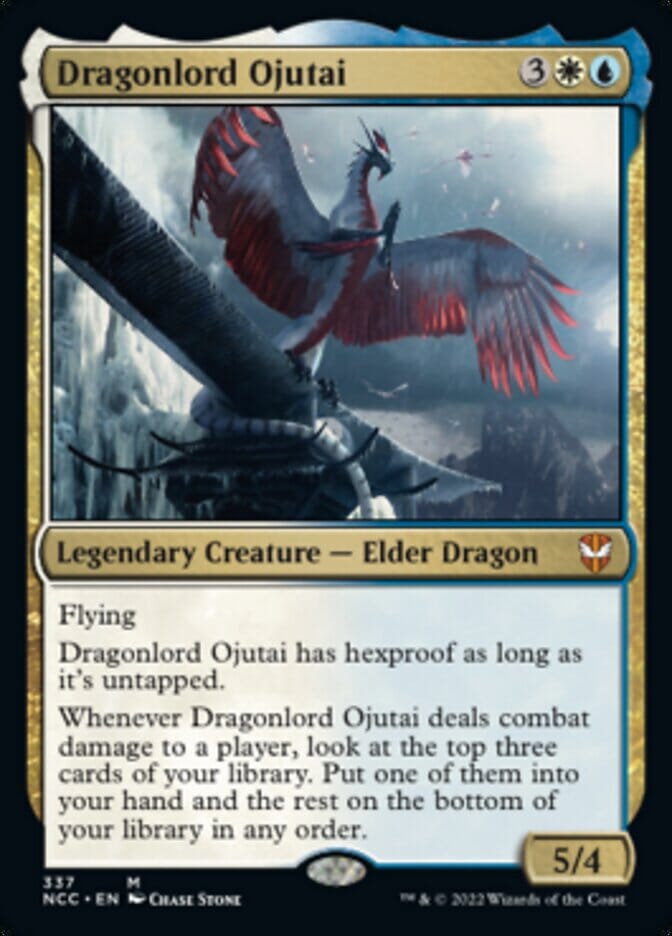 Dragonlord Ojutai [Streets of New Capenna Commander] MTG Single Magic: The Gathering  | Multizone: Comics And Games