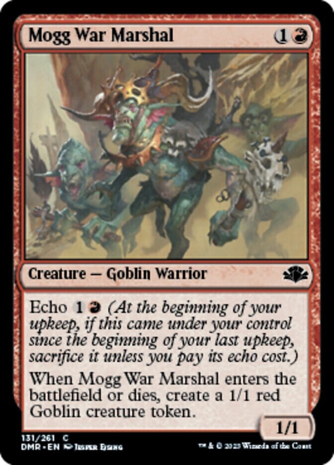 Mogg War Marshal [Dominaria Remastered] MTG Single Magic: The Gathering  | Multizone: Comics And Games