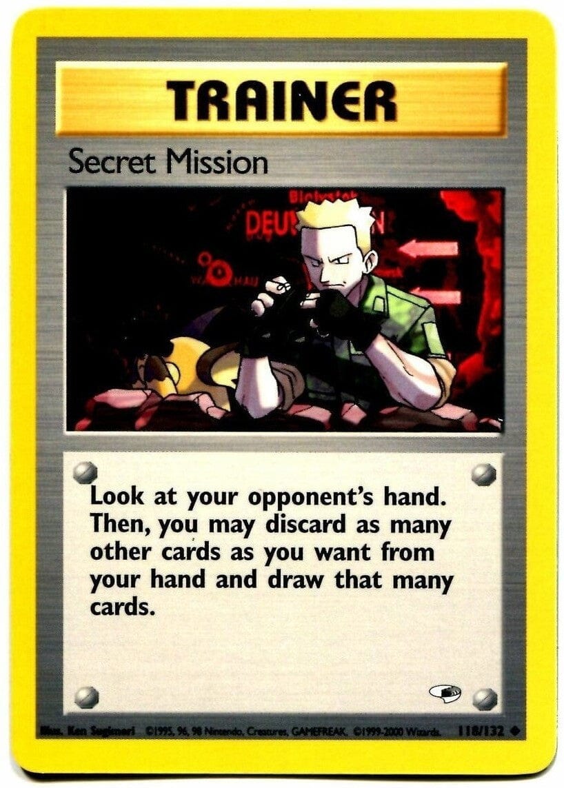 Secret Mission (118/132) [Gym Heroes Unlimited] Pokemon Single Pokémon  | Multizone: Comics And Games