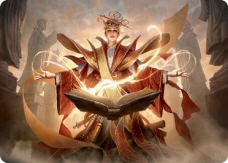 Augusta, Dean of Order Art Card [Strixhaven: School of Mages Art Series] MTG Single Magic: The Gathering  | Multizone: Comics And Games