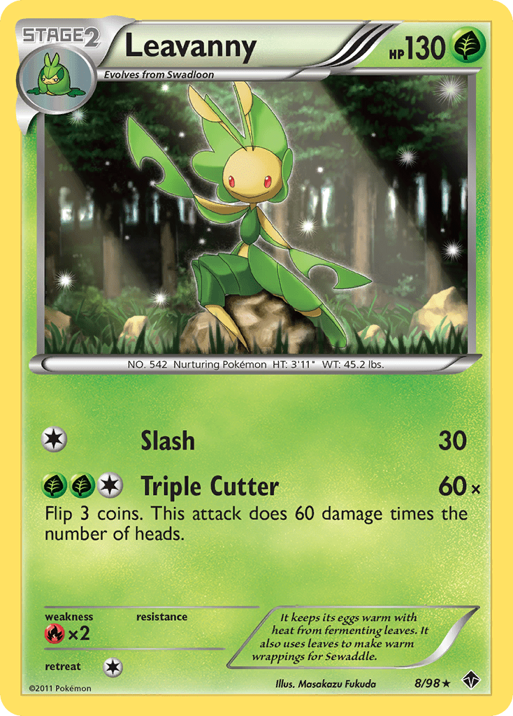 Leavanny (8/98) [Black & White: Emerging Powers] Pokemon Single Pokémon  | Multizone: Comics And Games
