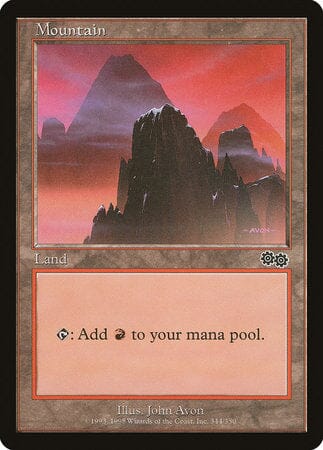 Mountain (344) [Urza's Saga] MTG Single Magic: The Gathering  | Multizone: Comics And Games