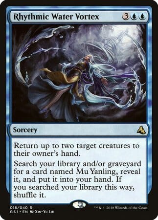 Rhythmic Water Vortex [Global Series Jiang Yanggu & Mu Yanling] MTG Single Magic: The Gathering  | Multizone: Comics And Games