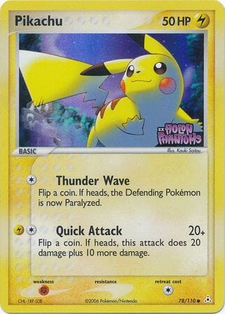 Pikachu (78/110) (Stamped) [EX: Holon Phantoms] Pokemon Single Pokémon  | Multizone: Comics And Games