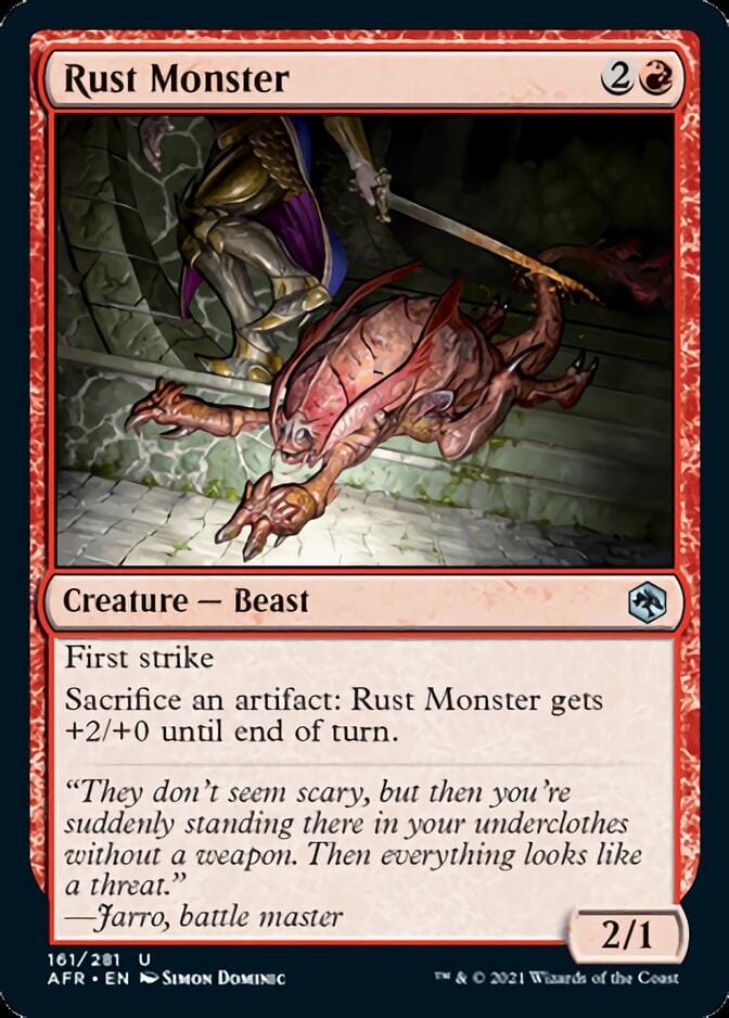 Rust Monster [Dungeons & Dragons: Adventures in the Forgotten Realms] MTG Single Magic: The Gathering  | Multizone: Comics And Games