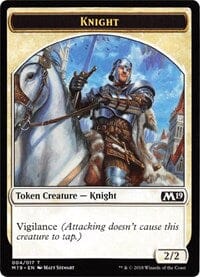 Knight // Zombie Double-sided Token (Game Night) [Core Set 2019 Tokens] MTG Single Magic: The Gathering  | Multizone: Comics And Games