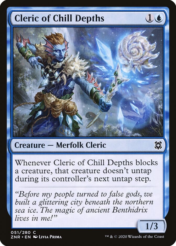 Cleric of Chill Depths [Zendikar Rising] MTG Single Magic: The Gathering  | Multizone: Comics And Games