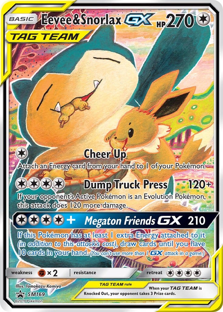 Eevee & Snorlax GX (SM169) [Sun & Moon: Black Star Promos] Pokemon Single Pokémon  | Multizone: Comics And Games