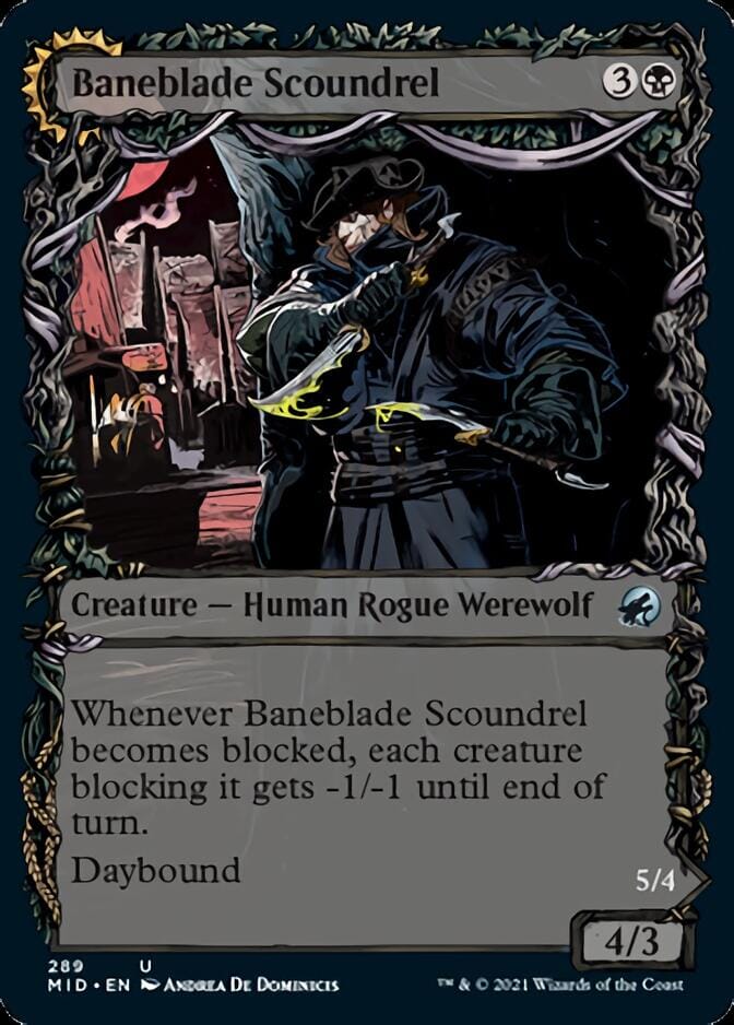 Baneblade Scoundrel // Baneclaw Marauder (Showcase Equinox) [Innistrad: Midnight Hunt] MTG Single Magic: The Gathering  | Multizone: Comics And Games