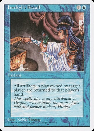 Hurkyl's Recall [Fourth Edition] MTG Single Magic: The Gathering  | Multizone: Comics And Games