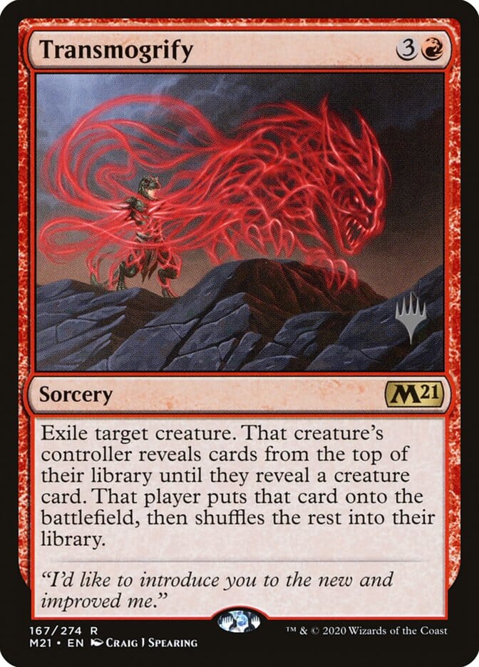 Transmogrify (Promo Pack) [Core Set 2021 Promos] MTG Single Magic: The Gathering  | Multizone: Comics And Games