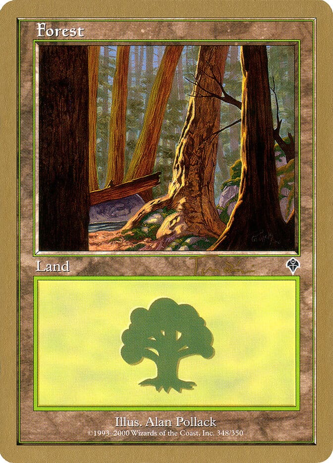 Forest (jt348a) (Jan Tomcani) [World Championship Decks 2001] MTG Single Magic: The Gathering  | Multizone: Comics And Games