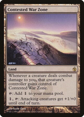 Contested War Zone [Mirrodin Besieged] MTG Single Magic: The Gathering  | Multizone: Comics And Games