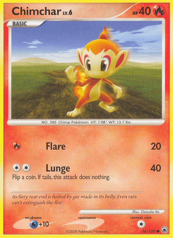 Chimchar (56/100) [Diamond & Pearl: Majestic Dawn] Pokemon Single Pokémon  | Multizone: Comics And Games