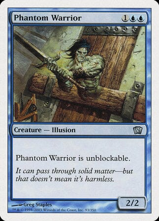 Phantom Warrior [Eighth Edition] MTG Single Magic: The Gathering  | Multizone: Comics And Games