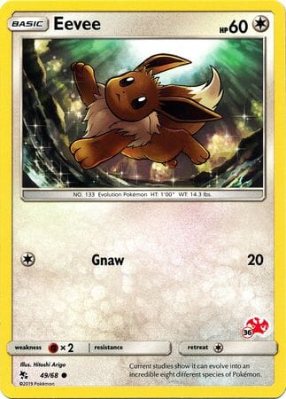 Eevee (49/68) (Charizard Stamp #36) [Battle Academy 2020] Pokemon Single Pokémon  | Multizone: Comics And Games