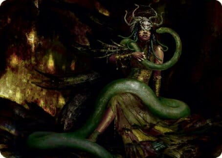 Saryth, the Viper's Fang Art Card [Innistrad: Midnight Hunt Art Series] MTG Single Magic: The Gathering  | Multizone: Comics And Games