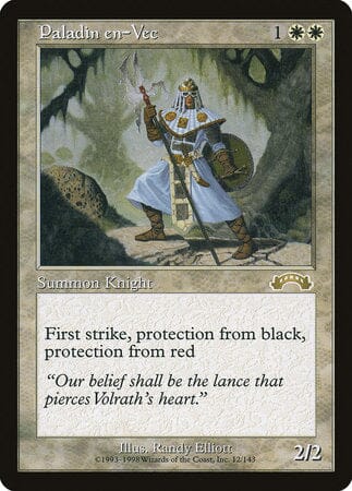 Paladin en-Vec [Exodus] MTG Single Magic: The Gathering  | Multizone: Comics And Games