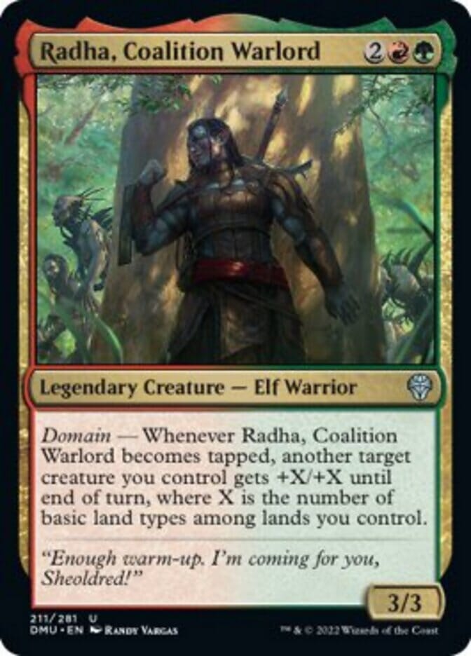 Radha, Coalition Warlord [Dominaria United] MTG Single Magic: The Gathering  | Multizone: Comics And Games