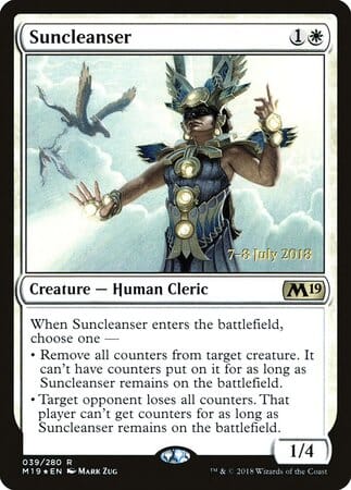Suncleanser [Core Set 2019 Promos] MTG Single Magic: The Gathering  | Multizone: Comics And Games