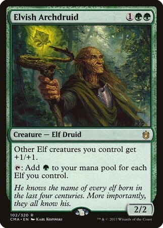 Elvish Archdruid [Commander Anthology] MTG Single Magic: The Gathering  | Multizone: Comics And Games