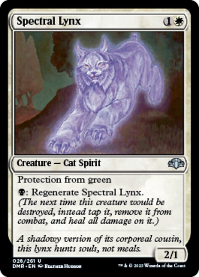 Spectral Lynx [Dominaria Remastered] MTG Single Magic: The Gathering  | Multizone: Comics And Games