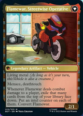 Flamewar, Brash Veteran // Flamewar, Streetwise Operative [Universes Beyond: Transformers] MTG Single Magic: The Gathering  | Multizone: Comics And Games