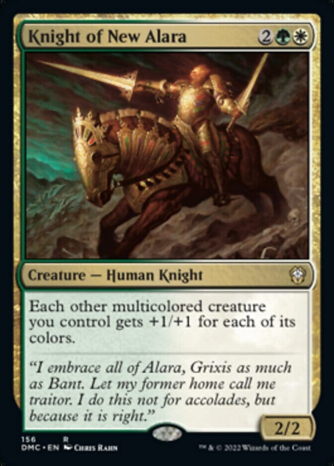 Knight of New Alara [Dominaria United Commander] MTG Single Magic: The Gathering  | Multizone: Comics And Games