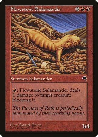 Flowstone Salamander [Tempest] MTG Single Magic: The Gathering  | Multizone: Comics And Games