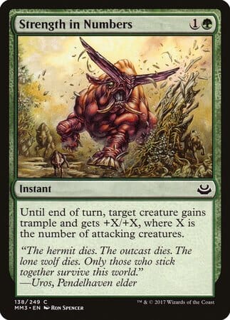 Strength in Numbers [Modern Masters 2017] MTG Single Magic: The Gathering  | Multizone: Comics And Games