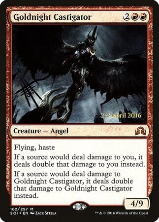Goldnight Castigator [Shadows over Innistrad Promos] MTG Single Magic: The Gathering  | Multizone: Comics And Games