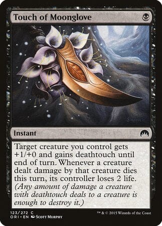Touch of Moonglove [Magic Origins] MTG Single Magic: The Gathering  | Multizone: Comics And Games