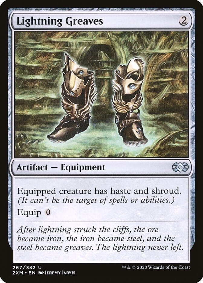 Lightning Greaves [Double Masters] MTG Single Magic: The Gathering  | Multizone: Comics And Games