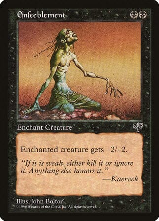 Enfeeblement [Mirage] MTG Single Magic: The Gathering  | Multizone: Comics And Games