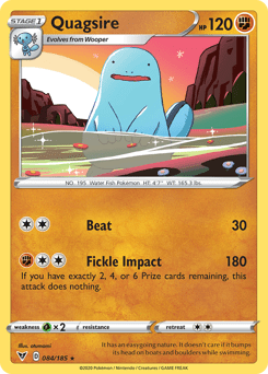 Quagsire (084/185) [Sword & Shield: Vivid Voltage] Pokemon Single Pokémon  | Multizone: Comics And Games